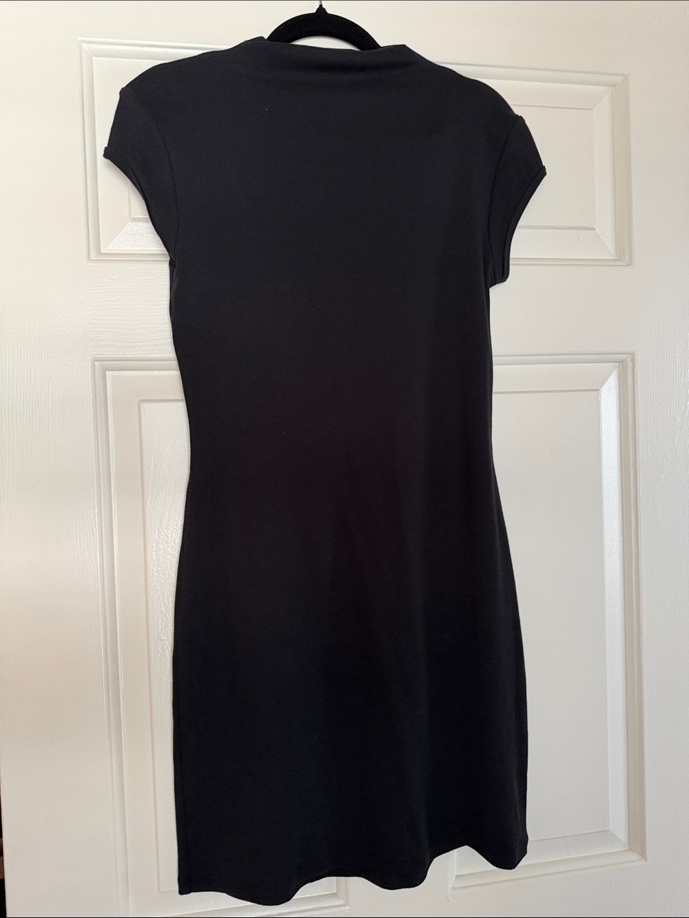 wild fable Black Mini Dress with Short Sleeves